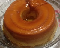 Pudim de mandioca com coco