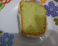 Bolo com gelatina de limão