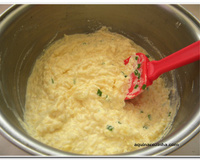 Arroz cremoso de mandioquinha