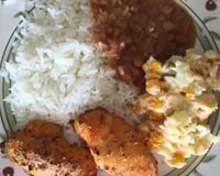 Frango assado suculento