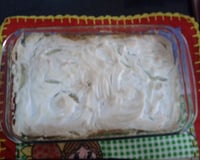 Torta de banana com suspiro