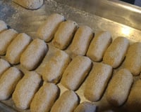 Bolinho de abóbora com carne seca