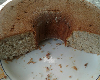 Bolo integral de banana com aveia