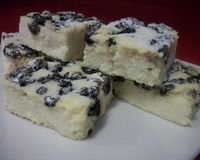 Torta de ricota com passas