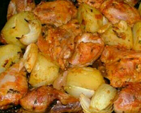 Frango ao molho de laranjas