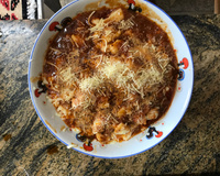 Nhoque saboroso de liquidificador