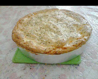 Torta de frango com requeijão