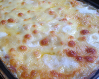 Macarrão com presunto e molho branco