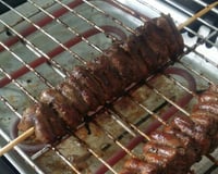 Coração de frango (coraçãozinho de galinha) para churrasco do Luizão