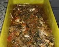 Peixe na panela de pressão