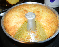 Bolo de laranja no liquidificador