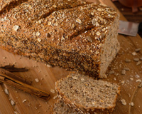 Pão 100% integral de liquidificador