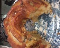 Bolo de banana caramelada