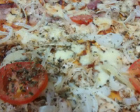 Massa de pizza no liquidificador