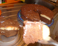 Bolo pudim de chocolate