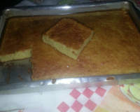 Bolo de fubá cremoso