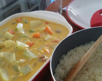 Estrogonofe de legumes vegetariano