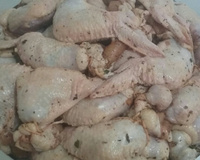 Asa de frango recheada