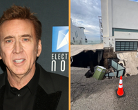 Prejuízo milionário! Nicolas Cage vive drama após cratera engolir parte de sua mansão recém-comprada em Malibu; confira o vídeo
