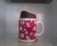 Bolo de caneca de micro-ondas