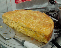 Torta de frango cremosa