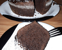 Bolo nuvem de chocolate