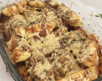 Alcatra suína ao barbecue com batatas rústicas