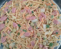 Salpicão de frios delicioso