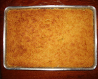 Bolo de fubá cremoso