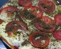 Pizza de pão de fôrma
