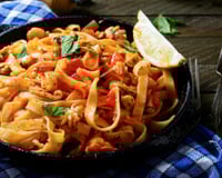 Macarrão com frutos do mar