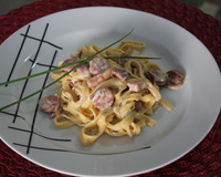 Talharim ao molho de nata