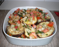 Berinjela ao vinagrete deliciosa