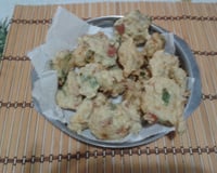 Bolinho de arroz com calabresa