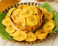 Chips de banana fit na airfryer