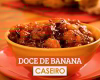 Doce de banana caseiro