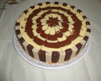 Torta de chocolate branco