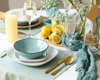 Esse jogo de louças de cerâmica com quase 50% OFF vai deixar suas refeições dignas de novela