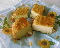 Bolo de aipim com leite condensado