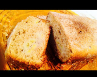 Cake de banana com canela