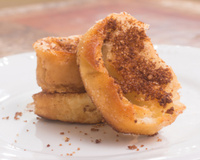 Rabanada Natalina de Pão Francês