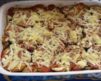 Berinjela com atum ao forno