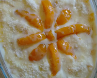 Pavê de pêssego fácil