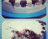 Pavê irresistível de Bis e sorvete