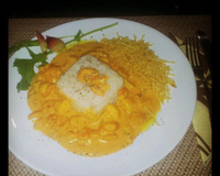 Estrogonofe de camarão