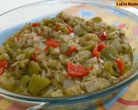 Antepasto com berinjela