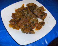 Contra filé na panela de pressão