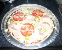 Pizza de palmito com catupiry especial