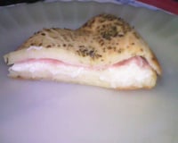 Torta cremosa de presunto e queijo