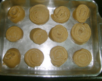 Pão de caracol caseiro